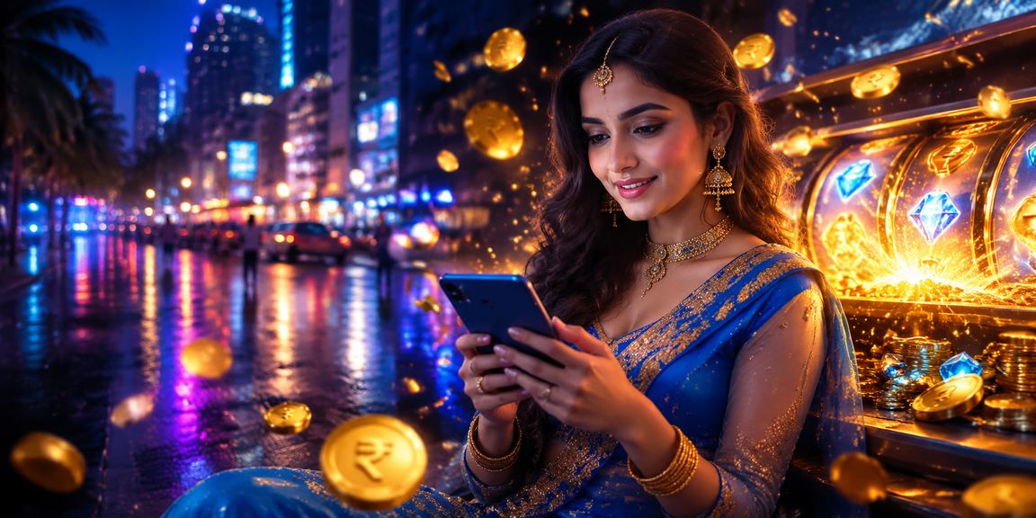 Indian player enjoying engaging slot games with rupee symbols